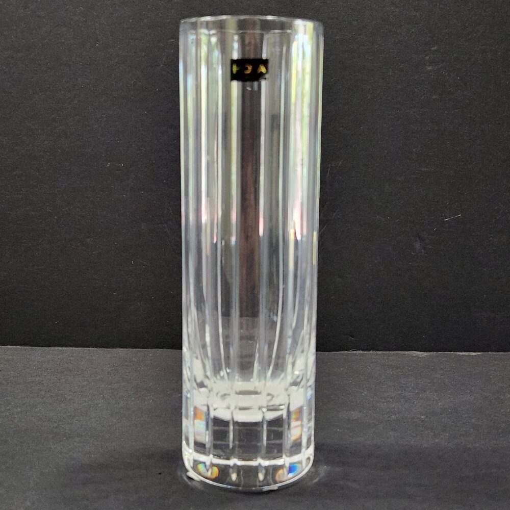 NWOB Hoya Crystal Company Monaco Bud Vase Made in Japan 24% Crystal